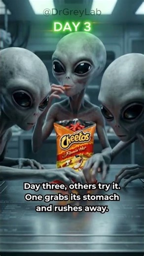 What if Aliens Discovered the Spiciest Snack Humans Ever Made? 👽🔥#shorts #food