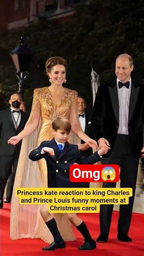 Princess kate reaction to King Charles and Prince Louis dance coronation #shorts #princelouis #kate