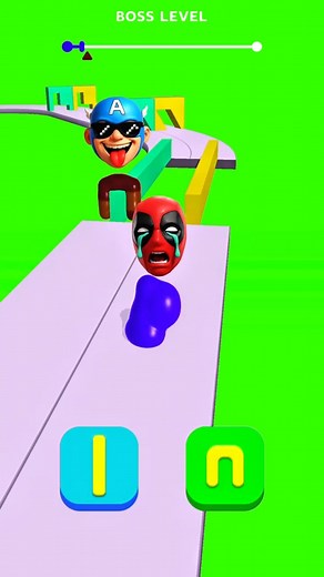 💙Captain America Vs Deadpool ❤️ 😮 Blob Shifter 3d Boss Level #shorts #gameplay #games #gaming