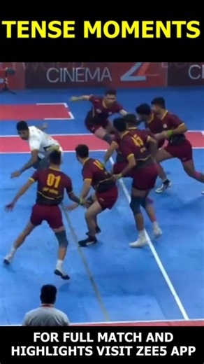 Tense Moments in @UttarPradeshkabaddileague-o5t #upkl #upklseason2 #kabaddilive