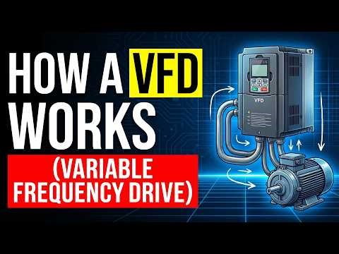 How a VFD Works (Variable Frequency Drive)⚡ Control Motor Speed Like Magic