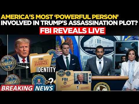 Trump Nerws LIVE: FBI Director Kash Patel UNMASKS The Trump Assassination Plot Details | US News