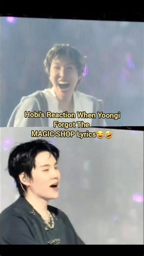 hobi reaction when yoongi forgot lyrics | bts tampa concert CTTO @gglui18,@BTSVchartdata ON TWT