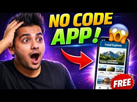 Creating app without coding no code app for free