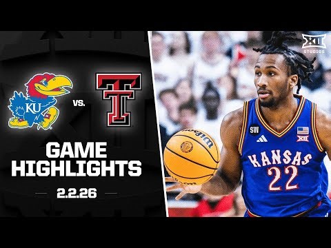 #11 Kansas vs. #13 Texas Tech Game Highlights | 2025-26 Big 12 Men's Basketball