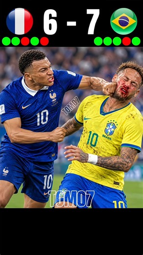 France vs Brazil || PENALTY SHOOTOUT ||🤯🔥IMAGINARY MATCH 2027 ||🥶#shorts #neymar #football