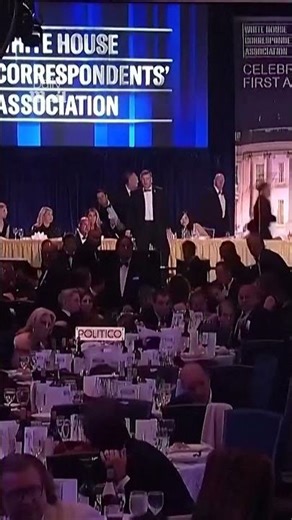 Hero stands in front of Trump during shooting at White House Correspondents' Dinner