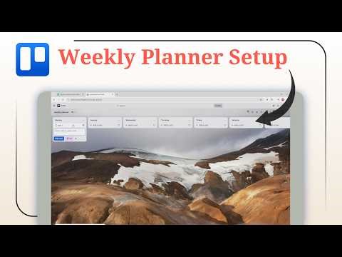 How to Set Up a Weekly Planner Using Lists as Weeks (Full Calendar Layout)