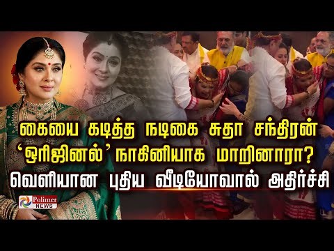 கையை கடித்த நடிகை சுதா சந்திரன் 'ஒரிஜினல்’ நாகினியாக மாறினாரா? வெளியான புதிய வீடியோவால் அதிர்ச்சி