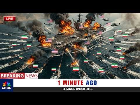 3 Iranian Boats SWARM U.S. Aircraft Carrier in Strait of Hormuz | America’s 9-Minute Response