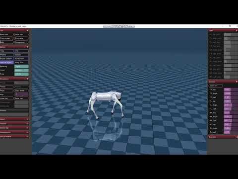 WALK GAIT in Mujoco DuVee