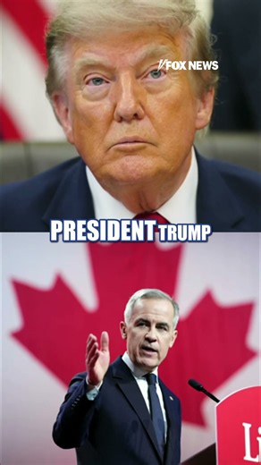 Trump calls on Canada to 'FALL IN LINE' amid tariff FEUD #shorts #world #tariffs #Trump