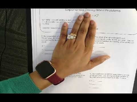 Real life problems on exponential Growth and Decay