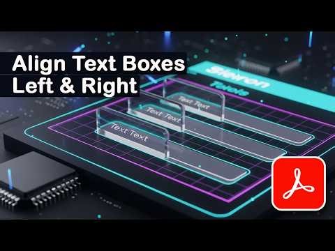How to align text boxes left and right in pdf Form using Adobe Acrobat Pro DC