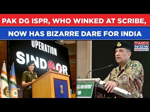 Pakistan's DG ISPR, Infamous For Winking At Scribe, Hits New Low, Says 'Mazaa Nahi Aaye To...'
