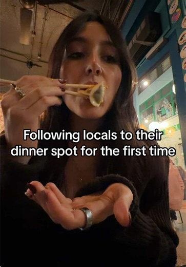 Following locals to their dinner spot for the first time — London food spots