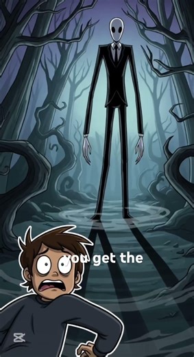 Slender Man… The Figure That Appears When You Look #horrorstories #shorts