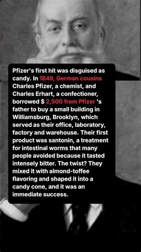 Pfizer Began as a Candy Cone Cousins Made to Hide a Bitter Worm Medicine