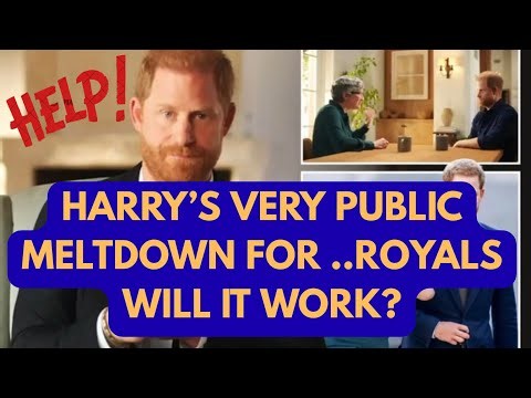 HARRY'S VERY PUBLIC MELTDOWN - WILL ANYONE STILL NOTICE? #princeharrylatest #meghanmarkle #news