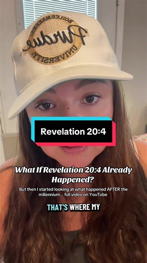 What If Revelation 20:4 Already Happened? But then I started looking at what happened AFTER the millennium… full video on YouTube #rapture #endtimes #tribulation #satanslittleseason #rememberthereign