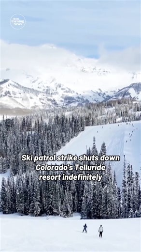 The popular Telluride Ski Resort in Mountain Village, Colorado, was shuttered Saturday, with no date set for reopening, due to a labor dispute with the ski patrol union over wages. | CBS News