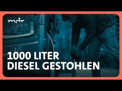 Dreister Kraftstoffdiebstahl auf Baustelle | Kripo live | MDR