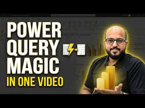 Power BI Power Query Full Course (2026) | Data Cleaning, Merge, Append, Date Functions