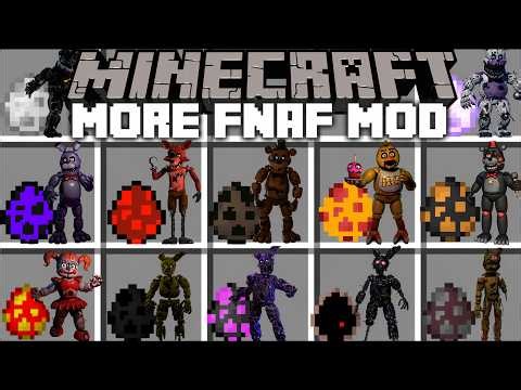 Minecraft FIVE NIGHTS AT FREDDY'S MOD / FIGHT EVIL FNAF MONSTERS AND SURVIVE THE NIGHT!! Minecraft