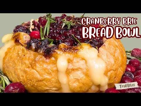 🧀Warm Brie Cranberry Bread Bowl | Easy Holiday Appetizer