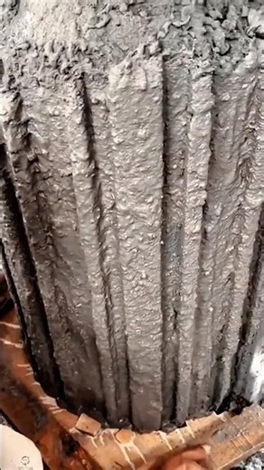 Column Concrete Work Tool for Vertical Surface Texture Forming #worktool