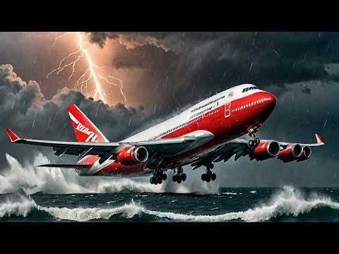 BOEING 747 CRASHES Into Ocean AFTER Amazing VERTICAL TAKE OFF Goes Wrong?