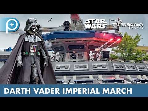 🌌 FULL SHOW | Darth Vader & stormtroopers Imperial March | Disneyland Paris