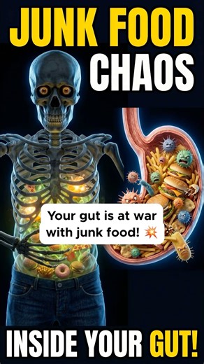 What Happens Inside Your Gut After Junk Food #digestiveprocess #medicalanimation #digestive