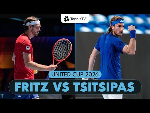 Stefanos Tsitsipas vs Taylor Fritz | 2026 United Cup Quarter-Final Highlights