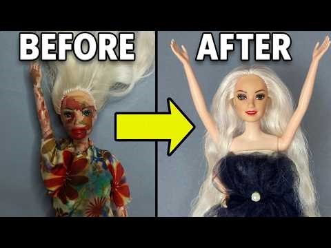 Before and after lets help the messy doll