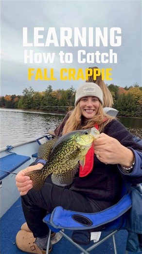 How to catch fall crappie 🎣