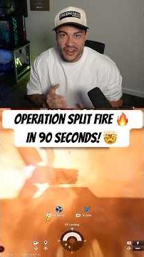 Everything you need to know about Operation Split Fire in less than 90 seconds!