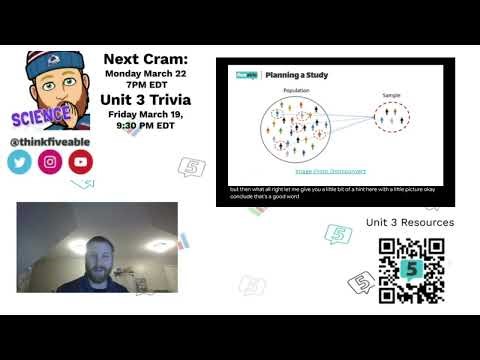 AP Statistics Cram Mar 18, 2021