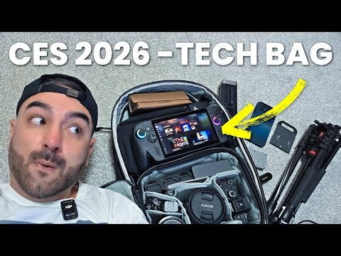 What's In My Tech Bag? ( First Time Visiting The CES ) 2026