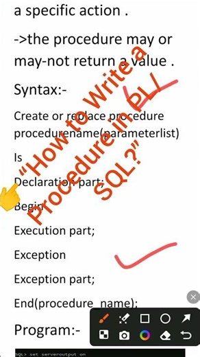 PL/SQL Procedure 🔥 | DBMS Experiment-18 | How to Create Procedure in PL/SQL? #dbms