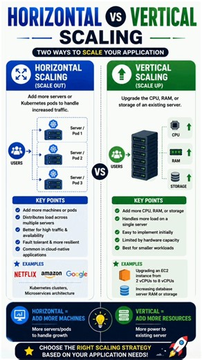 🔥 Horizontal vs Vertical Scaling | DevOps Interview