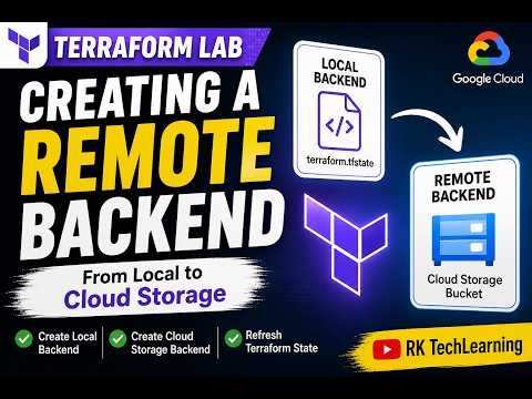 Creating a Remote Backend in Terraform | Step-by-Step DevOps Lab#devops #googlecloud