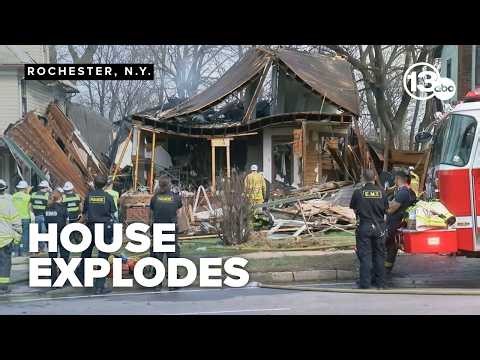 BREAKING: Explosion levels house in Rochester, stuns neighbors