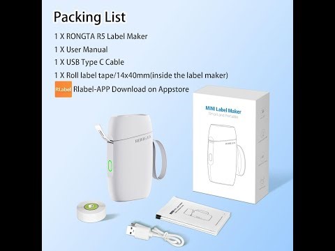 Rongta R5 Bluetooth Label Maker Review – Portable, Smart & Easy Printing!