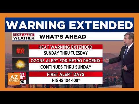Temps above 100 degrees hold strong next week in Phoenix