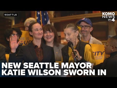 FULL EVENT: New Seattle Mayor Katie Wilson swearing in ceremony