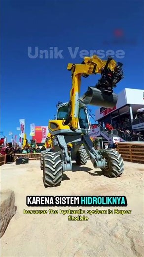 A Transformer Excavator from China?! It Can Dance on Extreme Terrain 😳 #uniqueversee