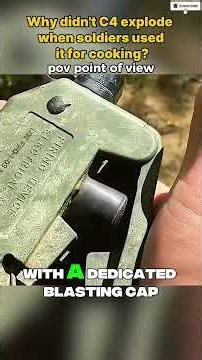 Why didn’t c4 explode when soldiers used it for cooking #military #usarmy #popular #education #usa