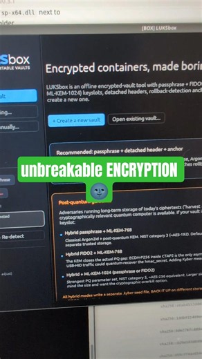 This VM is unbreakable for the next 10 years.... #shorts #encryption