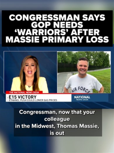 Rep. Zach Nunn praised Ed Gallrein, a former Navy SEAL and the Trump-backed challenger who beat Thomas Massie in the Kentucky GOP primary, describing Gallrein as “mission-focused” and saying he hopes to see lawmakers who are focused on delivering results rather than politics. Nunn joined The National News Desk’s Jan Jeffcoat to discuss.